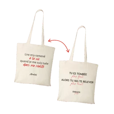 Tote bag Attracted - Endless Fall