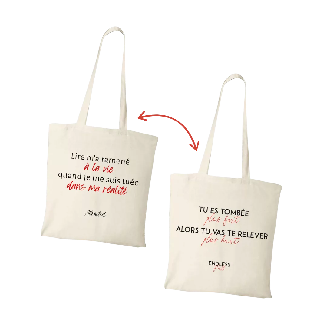 Tote bag Attracted - Endless Fall